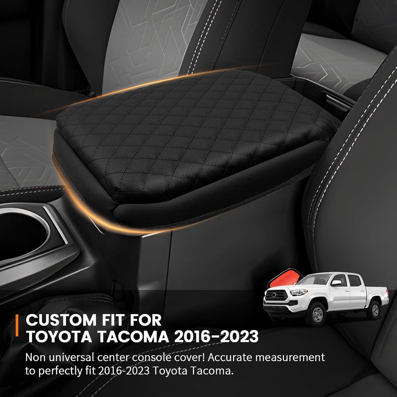 Rilsen Custom Fit for Center Console Cover Toyota Tacoma 2016-2023 Armrest Cover Center Console Pad Interior Accessories Car Armrest Seat Box Cover Protector - Image 2